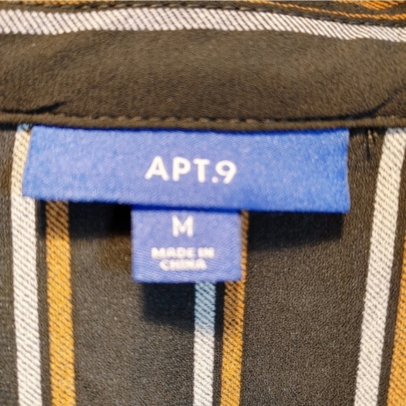 Apt 9 Striped Blouse with knot detail - Picture 2 of 6